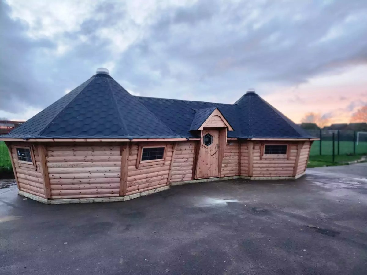 connected cabins for outdoor learning