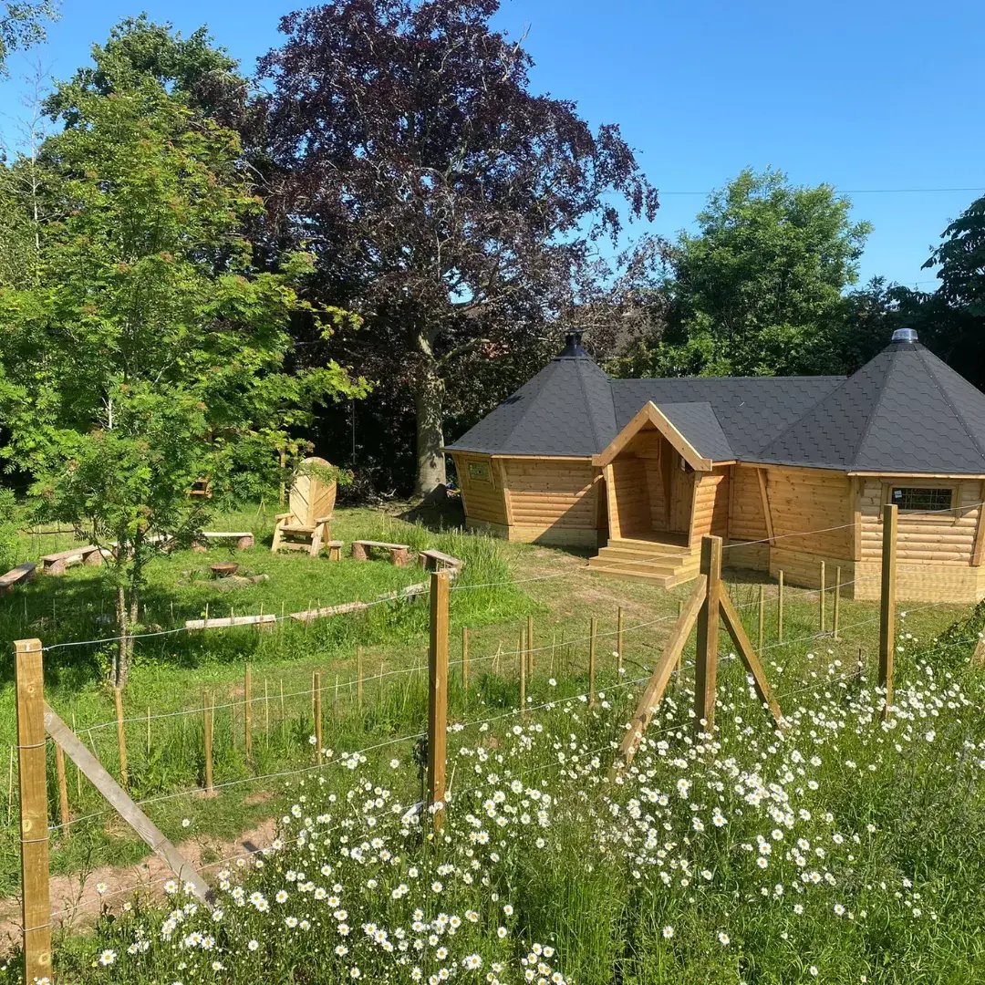 connected cabins for outdoor learning