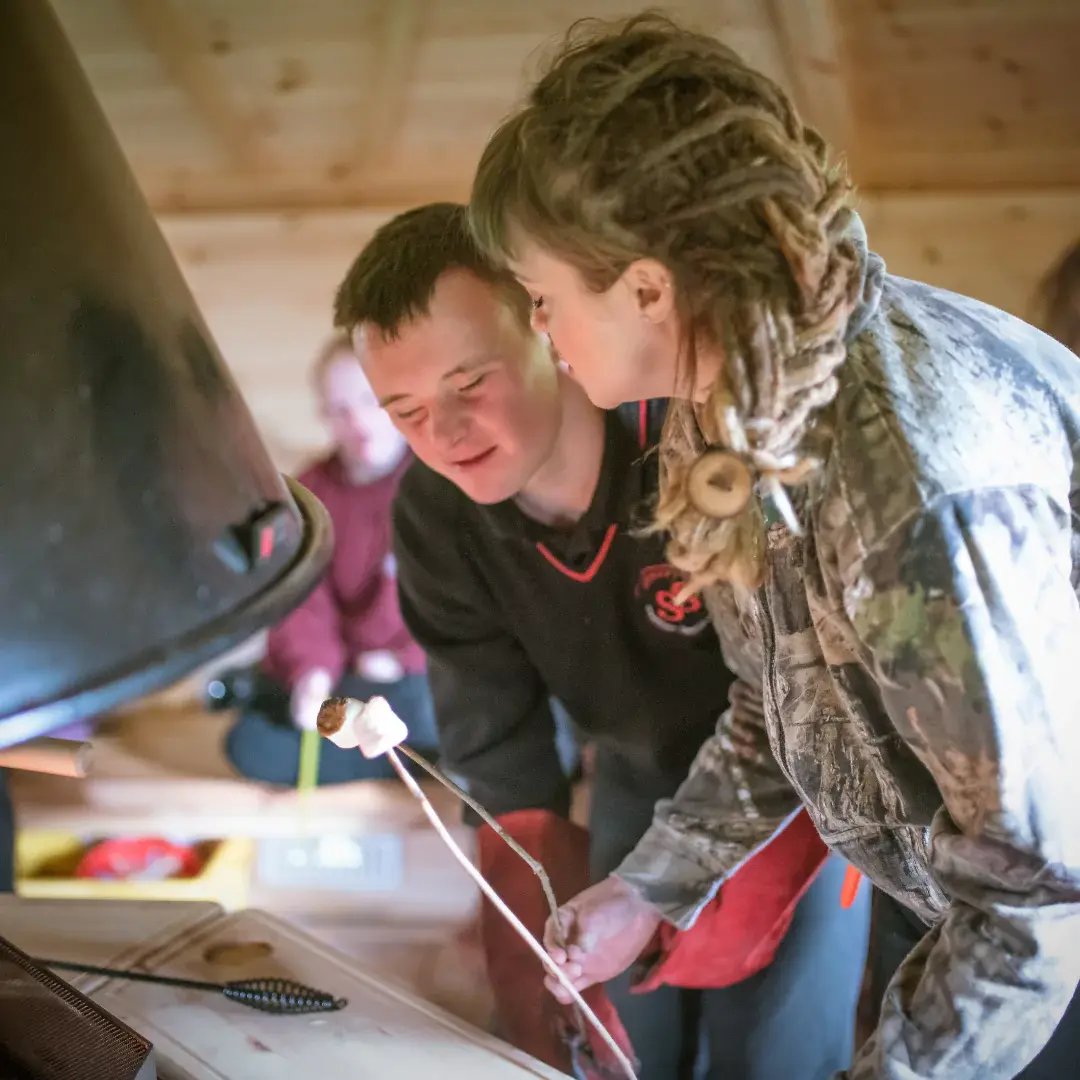 Springfield SEN School's Accessible Forest School Log Cabin