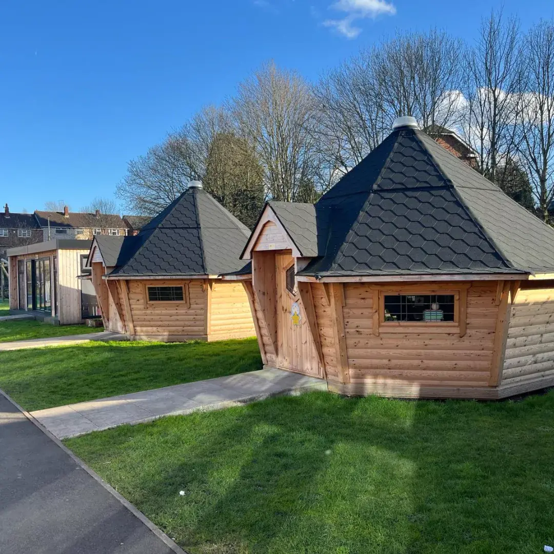 Log Cabin for outdoor learning or forest school