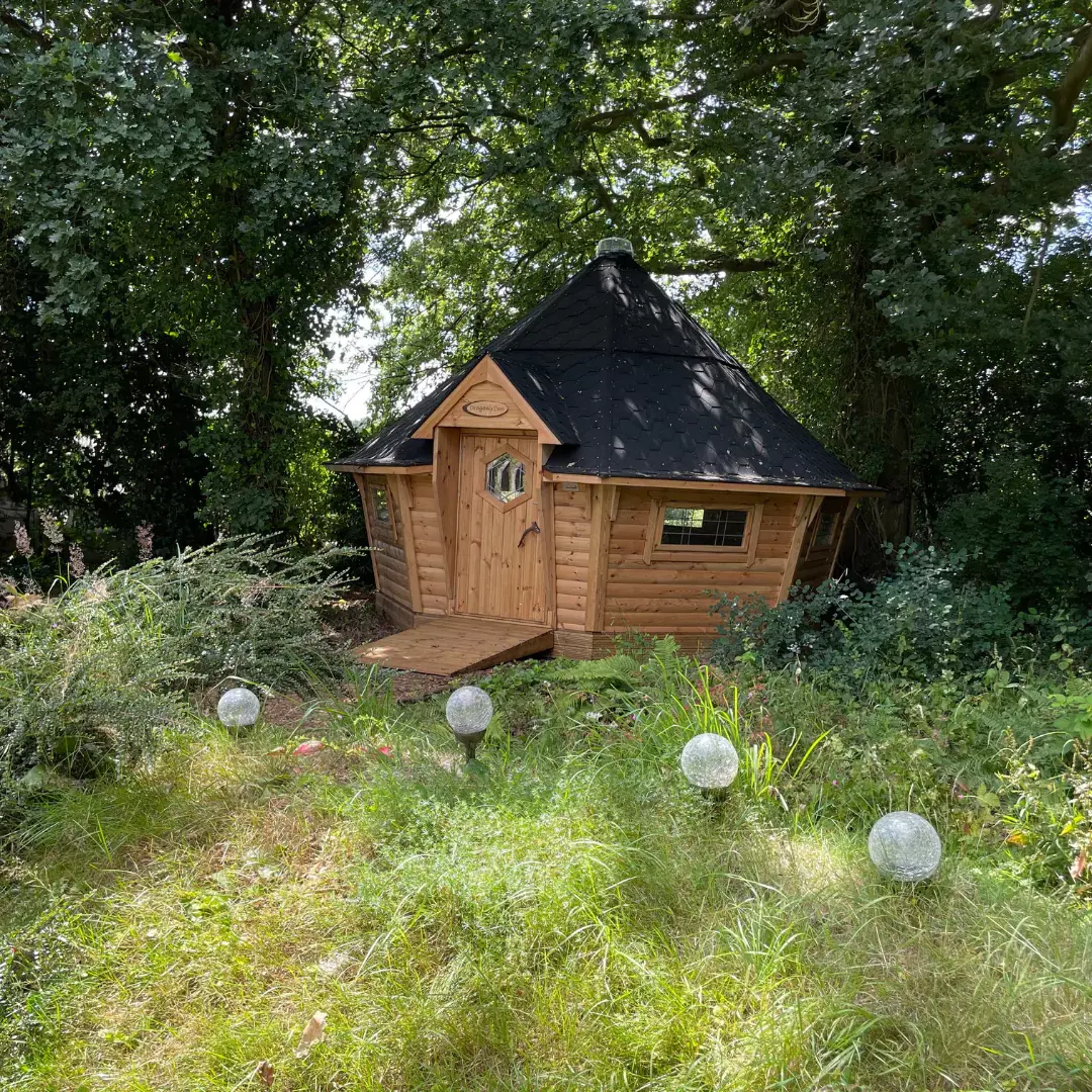 Primrose Hospice's log cabin