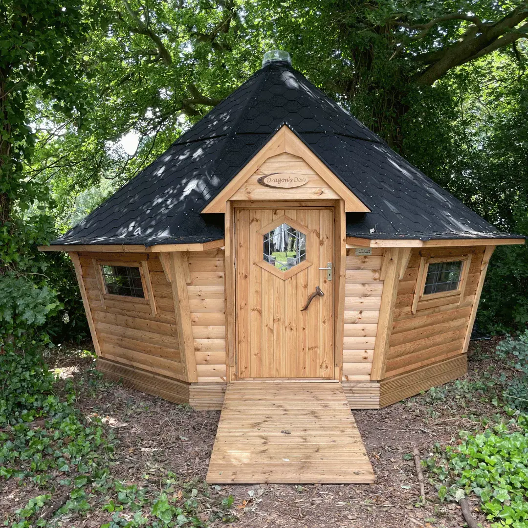 Log Cabin for outdoor learning or forest school