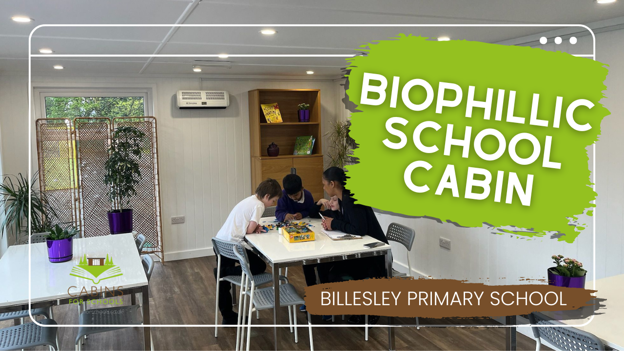 Billesley Primary School Eco Classroom for SEN support designed and installed by Cabins for Schools 